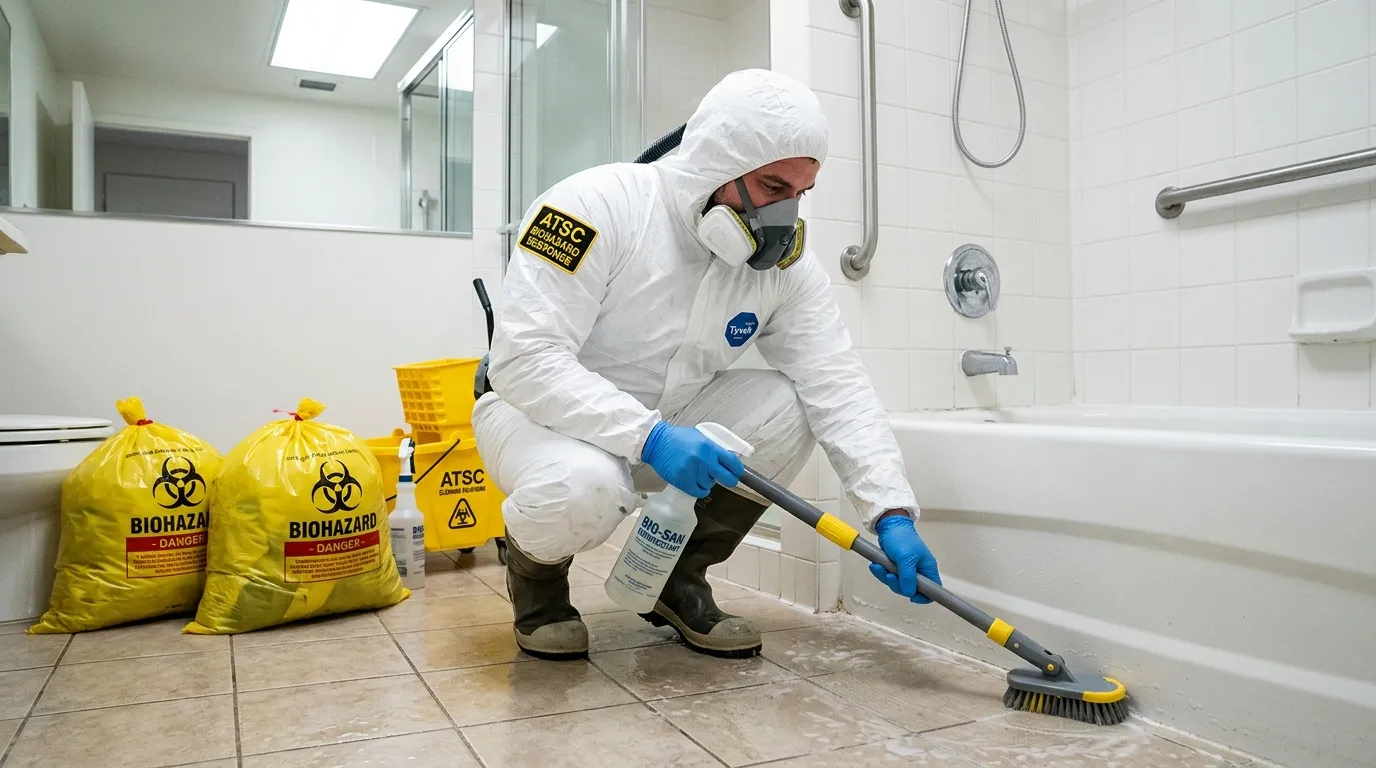 Decontamination equipment deployed for Blood Cleanup in Sycamore